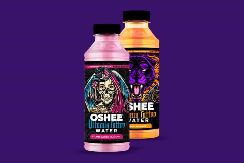Oshee Vitamin Water Tattoo Edition