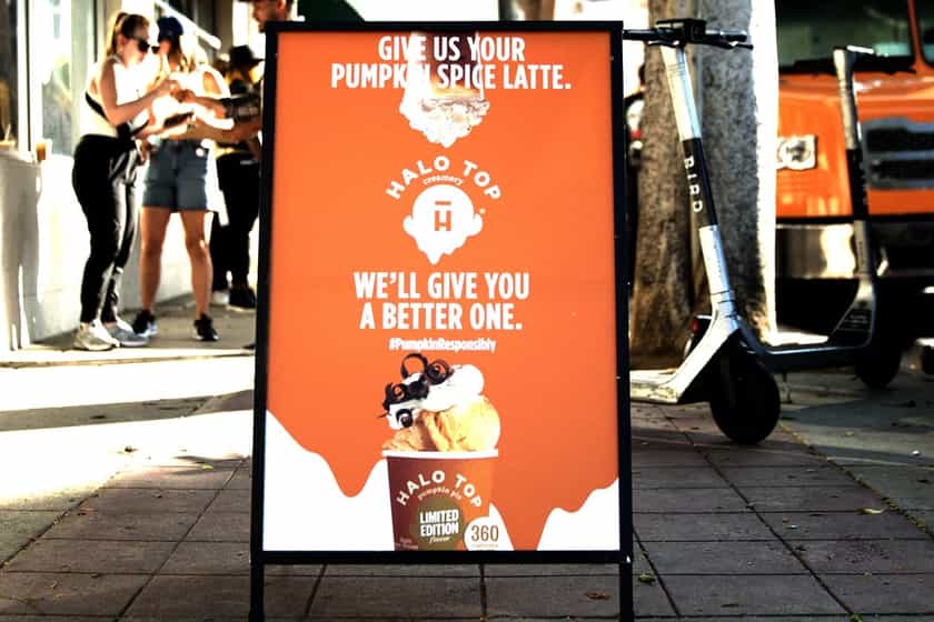 Halo Top Pumpkin Spice Latte Pop Ups