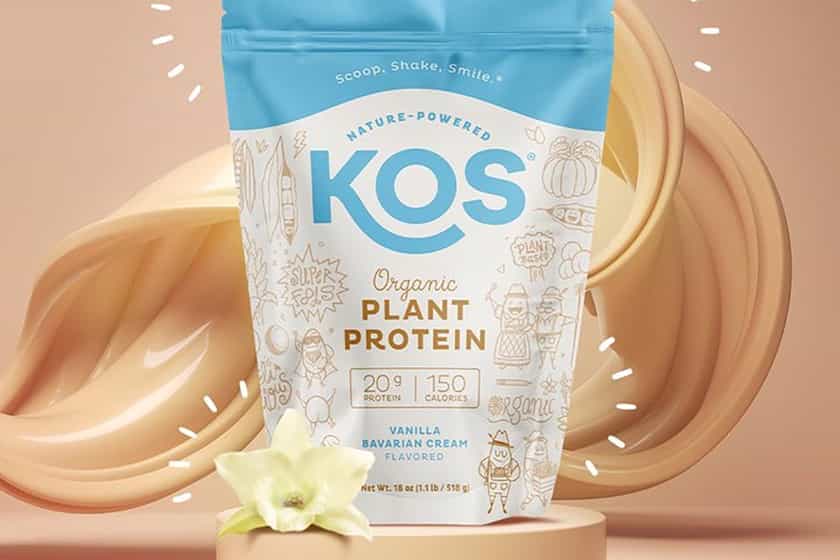 Kos Vanilla Bavarian Cream Plant Protein