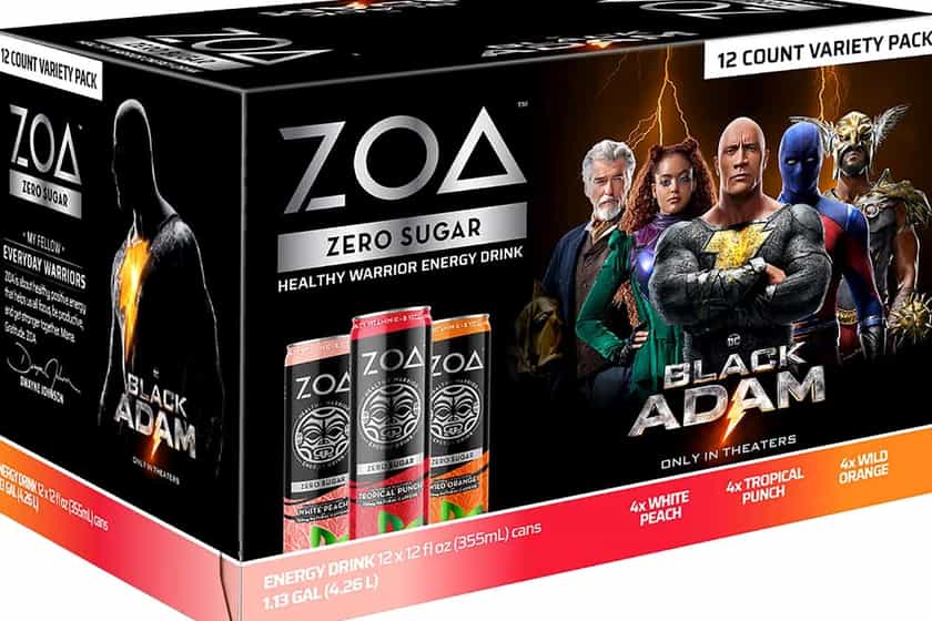 Zoa Energy Black Adam Variety Pack At Costco