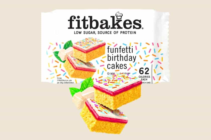 Fitbakes Funfetti Birthday Cakes
