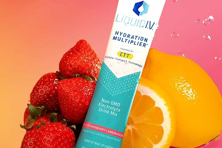 Liquid Iv Strawberry Lemonade Hydration Multiplier
