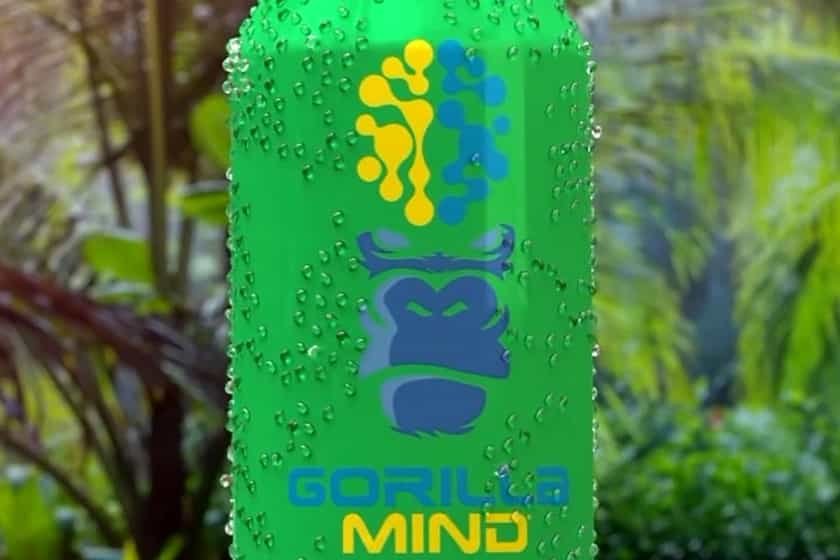 Exotic Kiwi Gorilla Mind Energy Drink