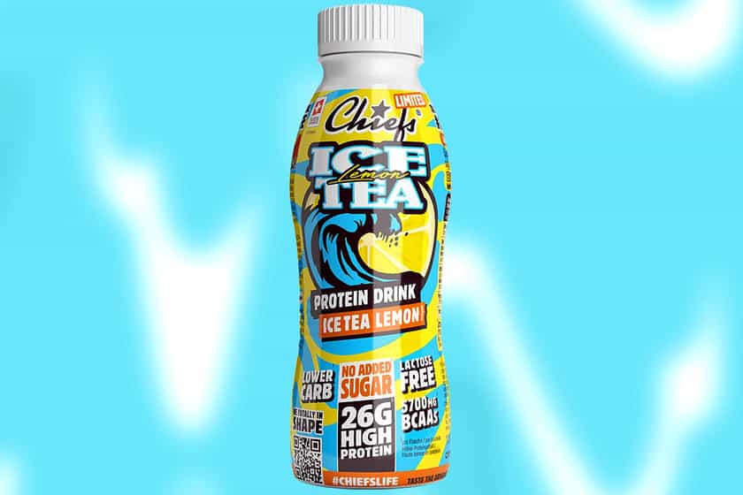 Lemon Ice Tea Chiefs Protein Drink