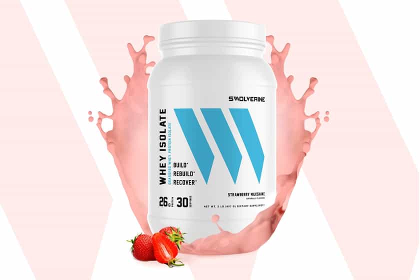 Swolverine Strawberry Milk Whey Isolate