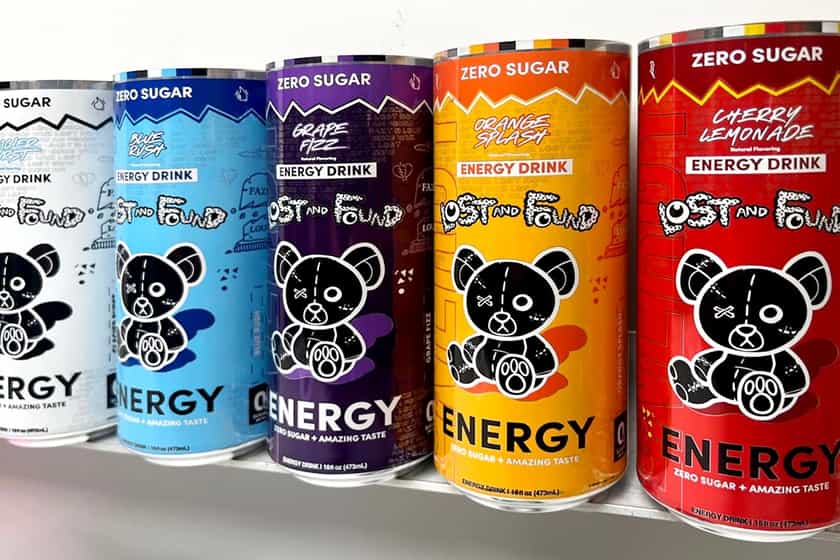 Lost And Found Energy Drink Rebrand
