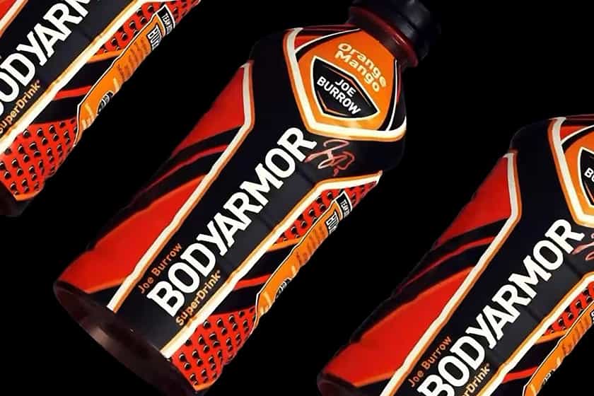 Bodyarmor X Joe Burrow Edition Orange Mango