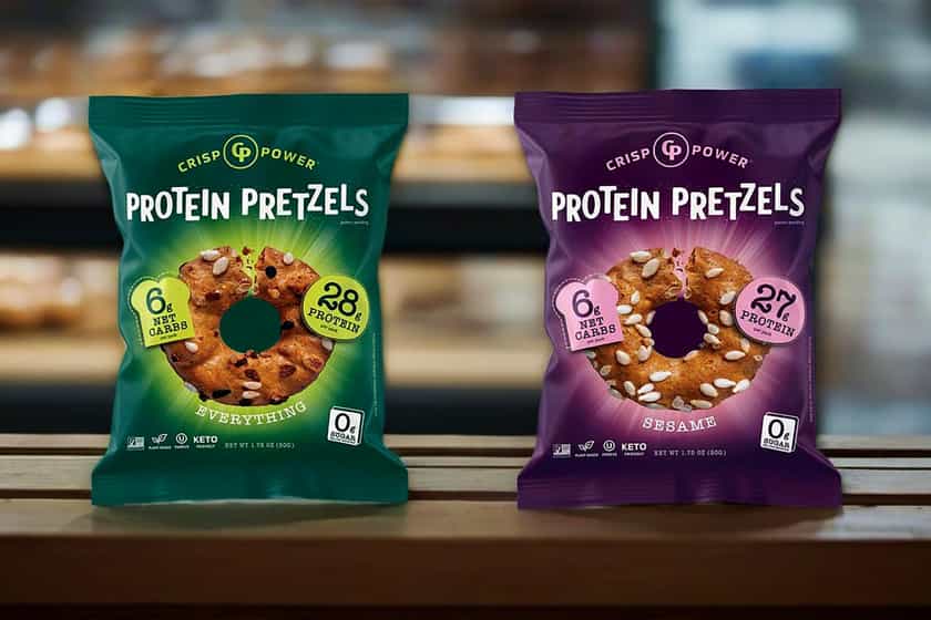Crisp Power Protein Pretzels