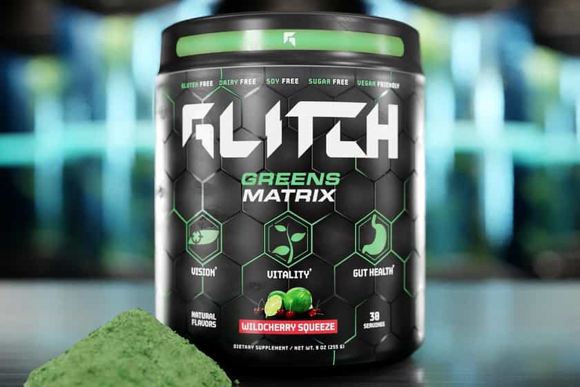 Glitch Greens Matrix