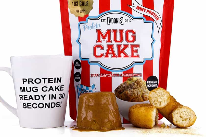 Adonis Cinnamon Doughnut Protein Mug Cake