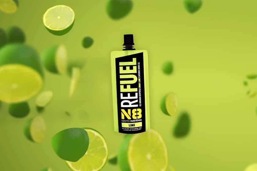 Lime N8 Refuel Energy Gel