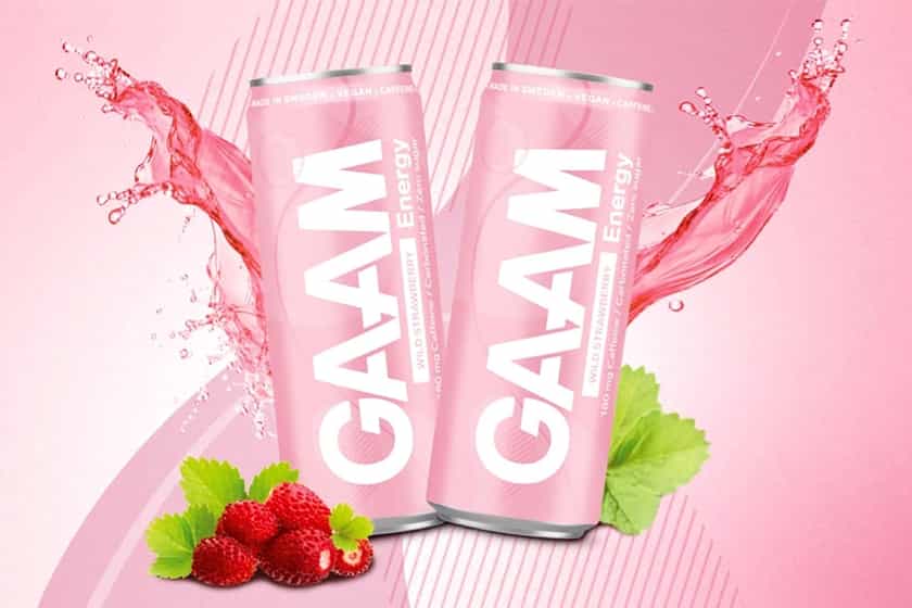 Strawberry Gaam Energy Drink