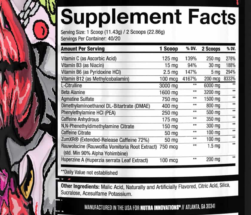 Nutra Innovations 2024 Deity Label