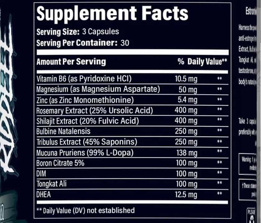 Chaos And Pain Estrominate Label