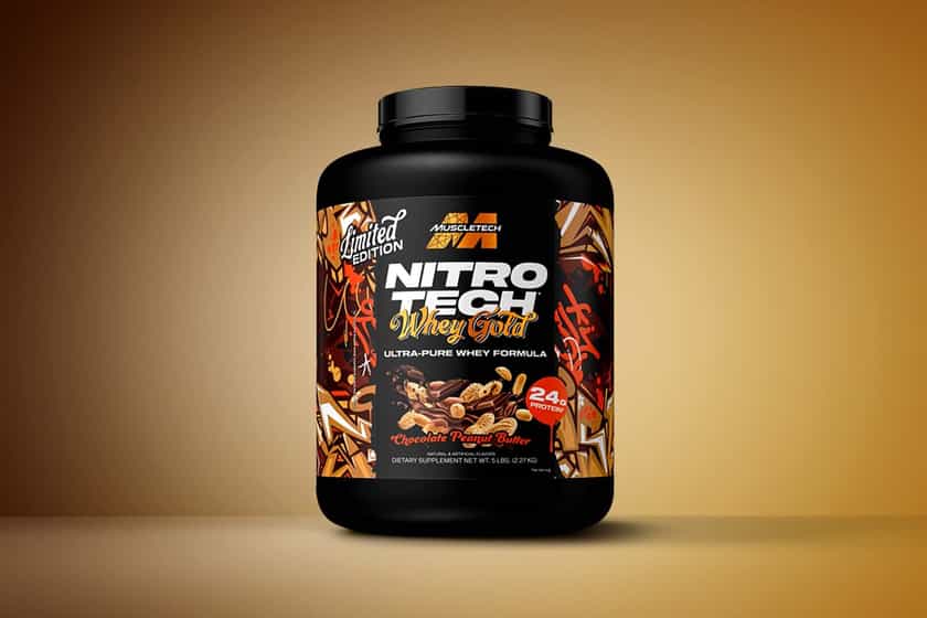 Muscletech Chocolate Peanut Butter Nitro Tech Whey Gold