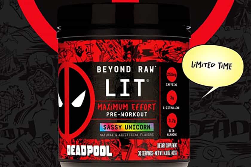 Beyond Raw Deadpool Sassy Unicorn Lit Pre Workout