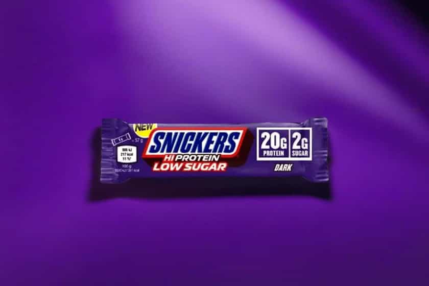 Dark Chocolate Snickers Protein Bar