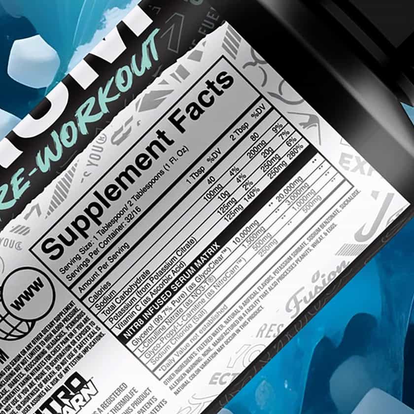 Inspired X V1 Nutra Fsu Nitrum Label