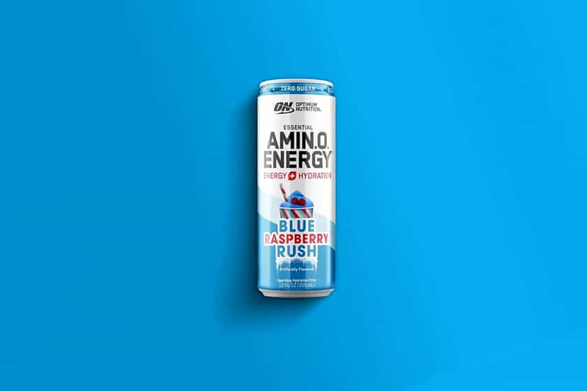 Blue Raspberry Rush Amino Energy Drink
