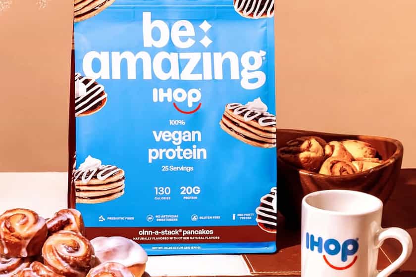 Be Amazing Ihop Cinn A Stack Pancake Vegan Protein