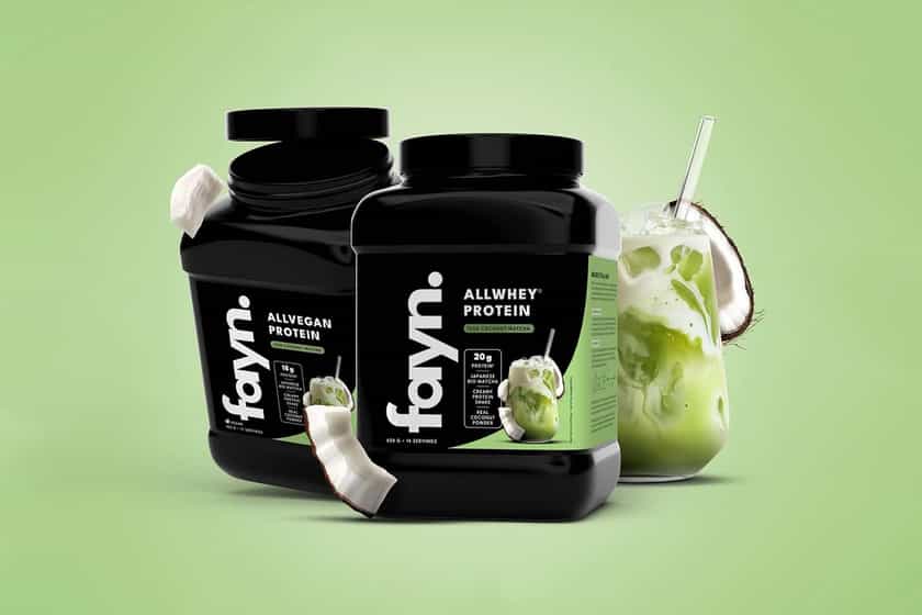 Fayn Iced Coconut Matcha Protein