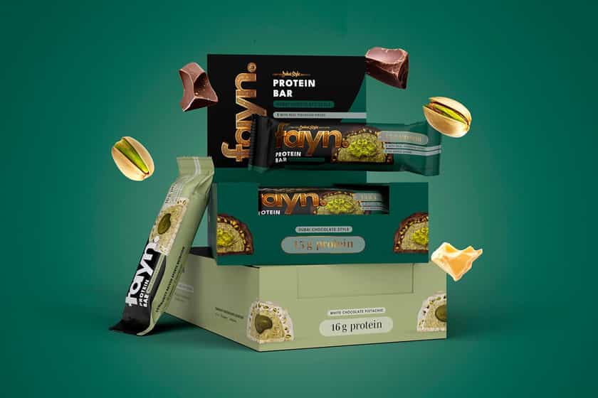Fayn Pistachio Protein Bars