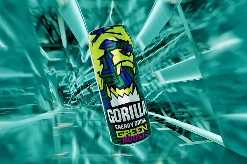 Green Boost Gorilla Energy Drink