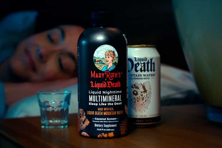 Liquid Death X Mary Ruths