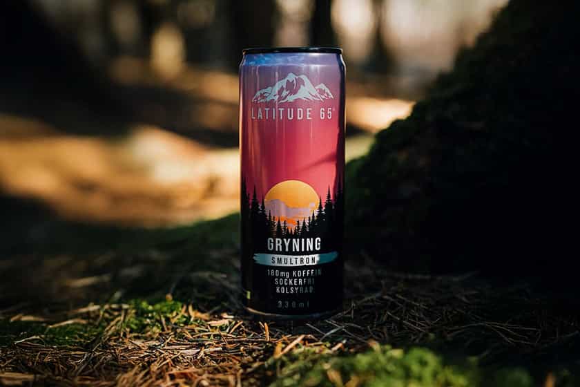 Strawberry Latitude 65 Energy Drink