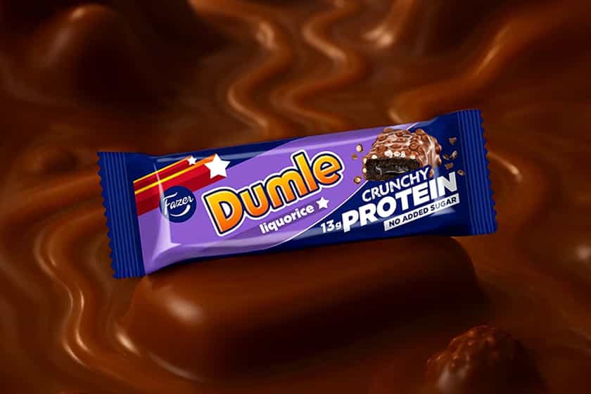 Fazer Dumle Liquorice Protein Bar