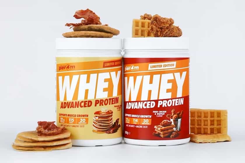 Fried Chicken Waffles Per4m Whey
