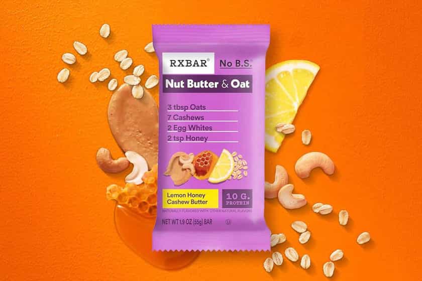 Lemon Honey Cashew Rxbar Nut Butter