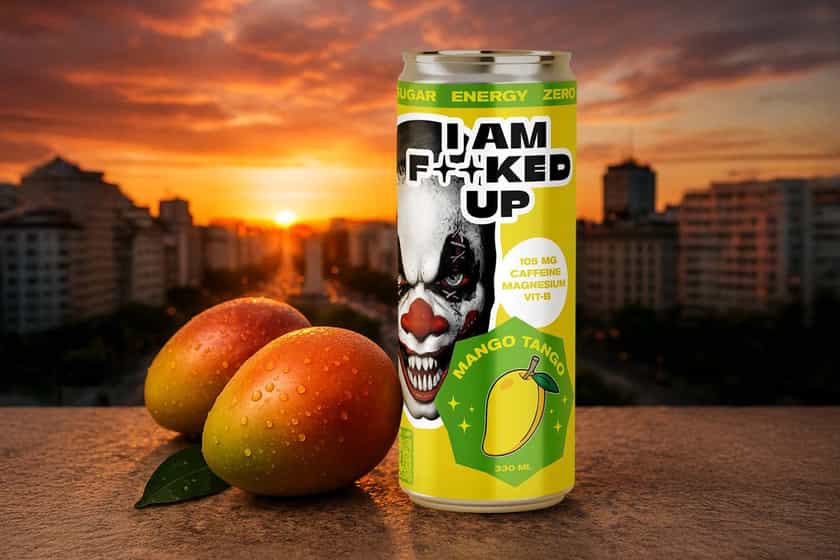 Mango Tango I Am Fked Up Energy Drink