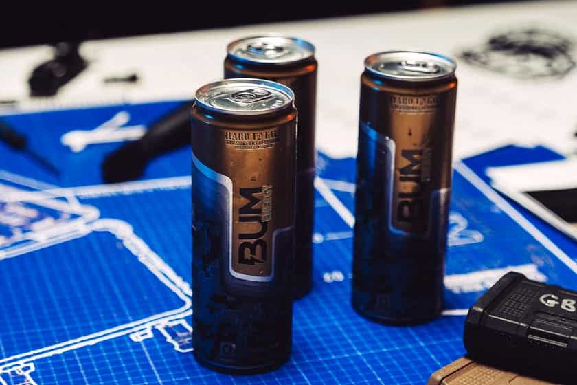 Raw X Gbrs Bum Energy Drink