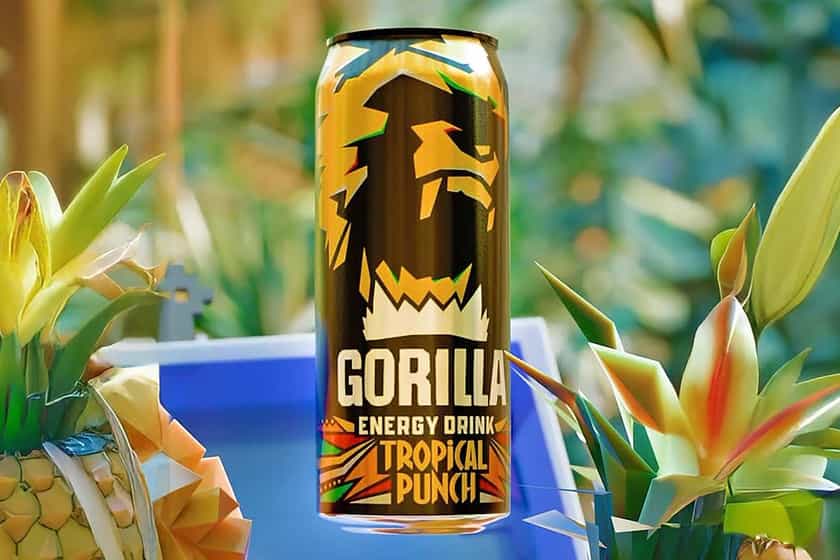 Tropical Punch Gorilla Energy Drink