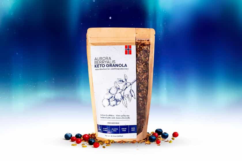 Viking Waffle Aurora Berryalis Granola