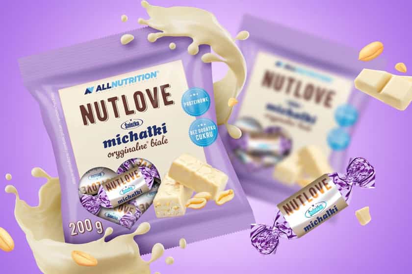 All Nutrition Nutlive Michalki White Chocolate