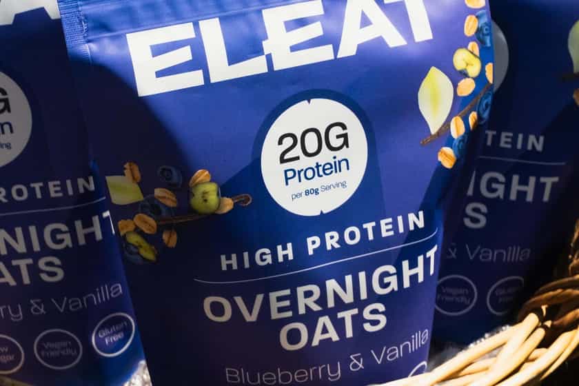 Eleat Blueberry Vanilla Overnight Oats