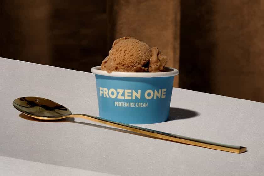 Frozen One Ice Cream Close Up