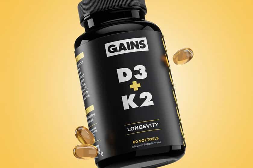 Gains In Bulk Vitamin D3 K2