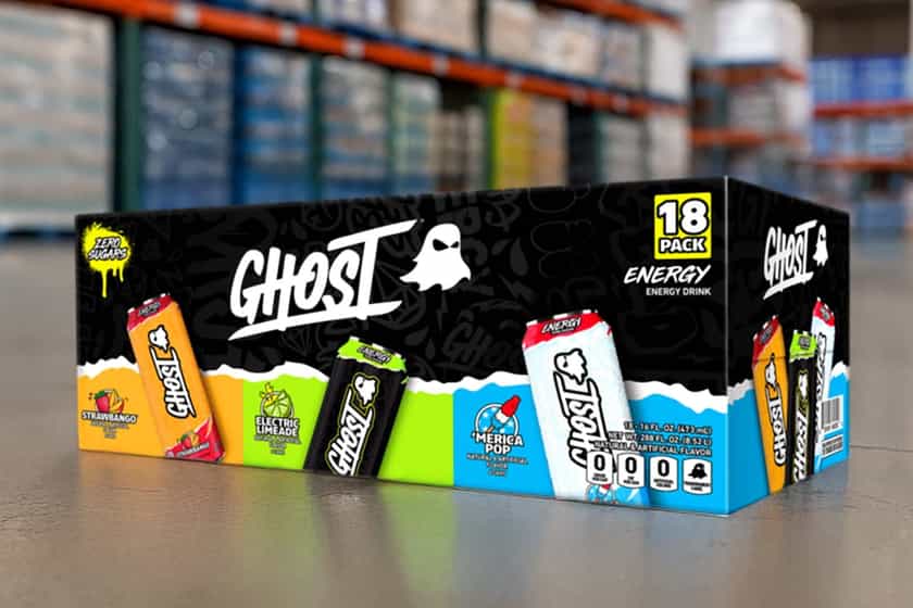 Ghost Costco Variety Pack With Electric Limeade