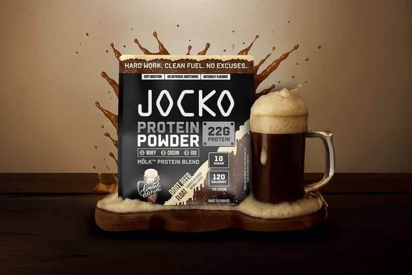 Root Beer Float Jocko Protein Powder