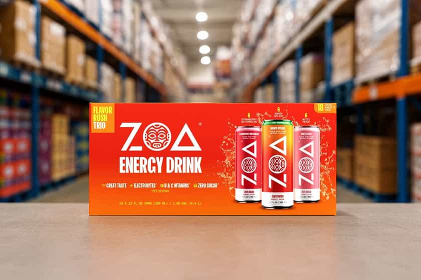 Zoa Energy Drink Bundle At Costco