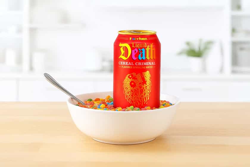 Fruity Pebbles Liquid Death Is Very Real