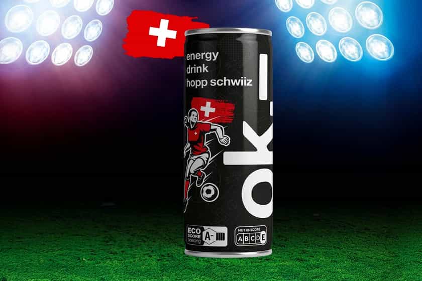 Ok Hopp Schwizz Energy Drink