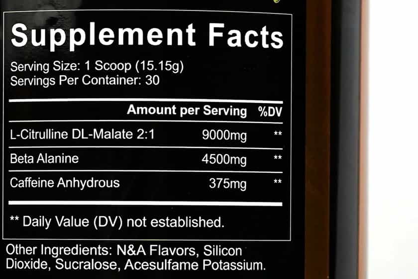 Qp Supplements Slapped Label