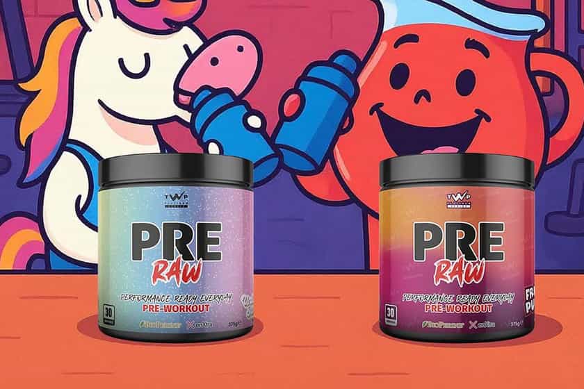Twp Nutrition Unicorn And Fruit Flavors Of Pre Raw