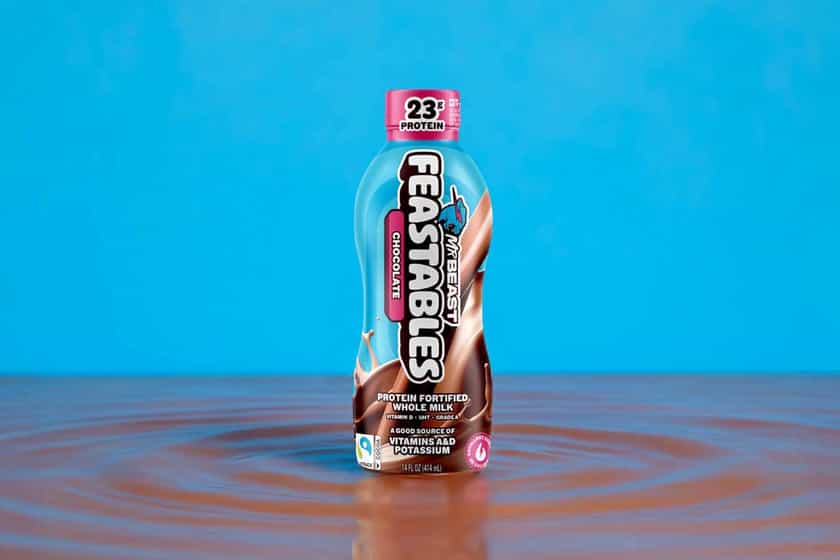 14oz Feastables Protein Milk