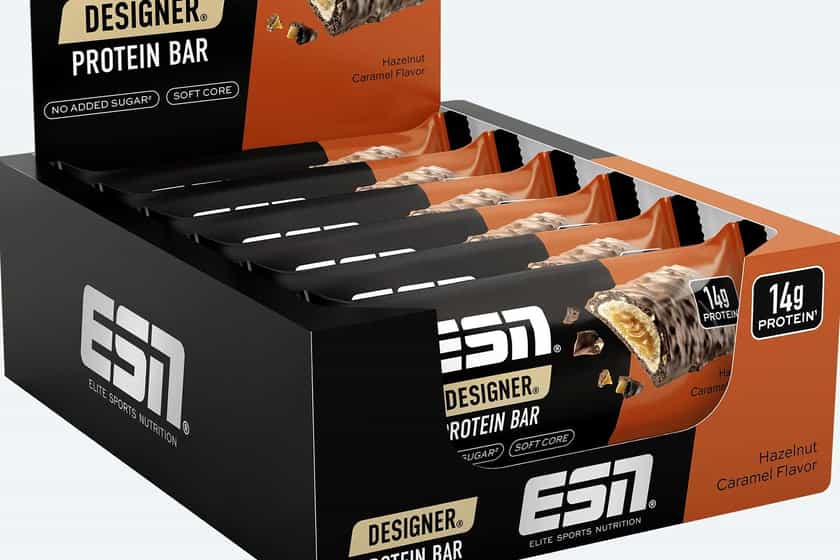 Esn Hazelnut Caramel Designer Protein Bar
