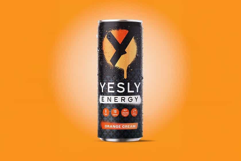 Orange Cream Yesly Energy Drink